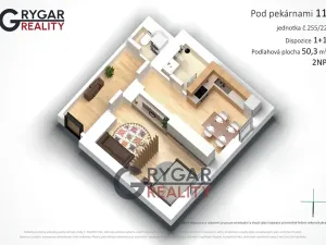 Prodej bytu 1+1, Praha - Vysočany, Pod pekárnami, 49 m2