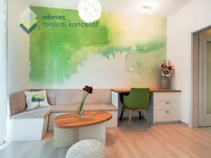 Pronájem bytu 1+kk, Praha - Braník, Na výspě, 31 m2