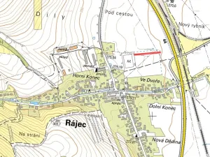Prodej komerčního pozemku, Rájec, 480 m2