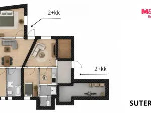 Prodej činžovního domu, Otrokovice - Kvítkovice, tř. Osvobození, 422 m2