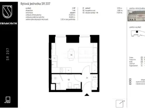 Pronájem bytu 1+kk, Kutná Hora, Pod Valy, 26 m2