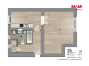 Prodej bytu 1+1, Beroun - Beroun-Město, Třída Míru, 46 m2