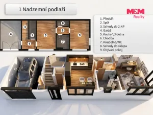 Prodej rodinného domu, Holubice, Na Návsi, 61 m2