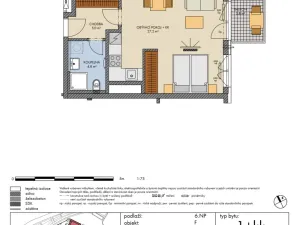 Prodej bytu 1+kk, Kralupy nad Vltavou, Nádražní, 38 m2
