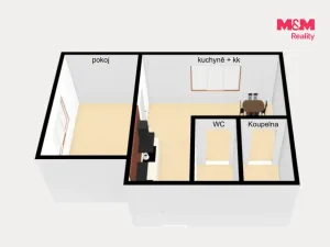 Pronájem bytu 2+kk, Kostelec nad Orlicí, Pelclova, 65 m2