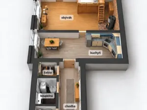 Prodej bytu 2+1, Česká Lípa, 63 m2