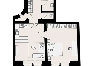 Pronájem bytu 2+kk, Praha, Myslíkova, 63 m2