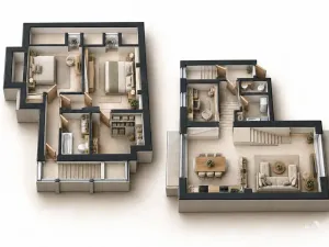 Prodej bytu 3+kk, Černolice, Ke dvoru, 118 m2