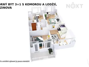 Pronájem bytu 3+1, Šumperk, Březinova, 73 m2