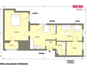 Prodej bytu 3+1, Mariánské Lázně, Husova, 70 m2