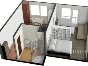 Pronájem bytu 1+1, Písek, třída Přátelství, 38 m2