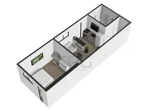 Pronájem bytu 2+kk, Brno, Sovinec, 42 m2