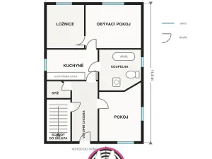 Prodej rodinného domu, Týnec nad Labem, Krakovanská, 117 m2