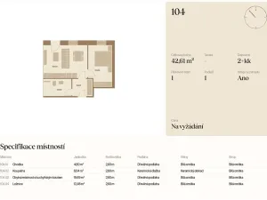 Prodej bytu 2+kk, Prášily, 43 m2