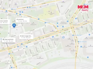Pronájem bytu 1+1, Praha - Vršovice, Arménská, 37 m2