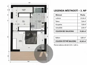 Prodej bytu 3+kk, Brno, 101 m2