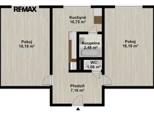 Pronájem bytu 2+1, Mirošov, Janovská, 58 m2
