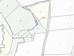 Dražba louky, Žižkovo Pole, 212 m2