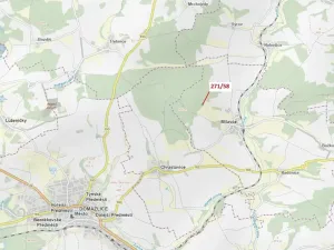 Dražba lesa, Milavče, 2102 m2