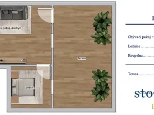 Prodej bytu 2+kk, České Budějovice, Karla IV., 51 m2