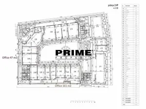 Pronájem kanceláře, Praha - Nové Město, Soukenická, 161 m2