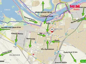 Prodej bytu 2+1, Čelákovice, náměstí 5. května, 57 m2