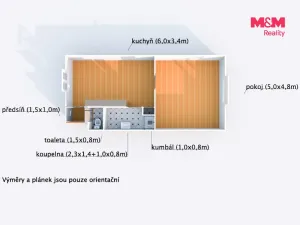 Prodej bytu 2+kk, Písek - Budějovické Předměstí, Na Houpačkách, 70 m2