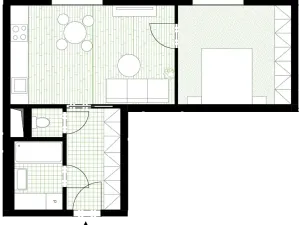 Prodej bytu 2+kk, Rychnov nad Kněžnou, Javornická, 50 m2