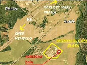 Pronájem skladu, Kynšperk nad Ohří - Zlatá, 1180 m2