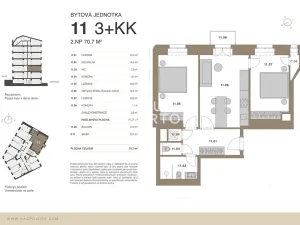 Prodej bytu 3+kk, Praha - Vršovice, Na spojce, 67 m2