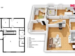 Prodej rodinného domu, Neustupov, 450 m2