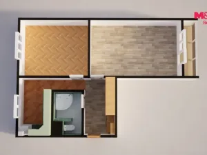 Prodej bytu 2+1, Most, Jaroslava Vrchlického, 52 m2
