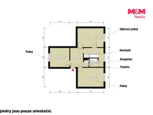 Pronájem bytu 3+1, Přimda, Nová, 64 m2