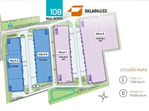 Pronájem skladu, Vejprnice, Tyršova, 5000 m2
