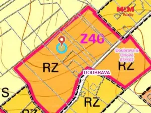 Prodej zahrady, Doubrava, 2210 m2