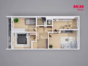 Prodej bytu 3+1, Krupka - Maršov, Dukelských hrdinů, 68 m2