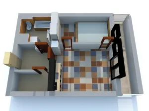 Pronájem bytu 1+kk, Pardubice, Rokycanova, 30 m2