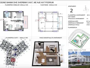 Prodej bytu 2+kk, Qerret, Albánie, 59 m2