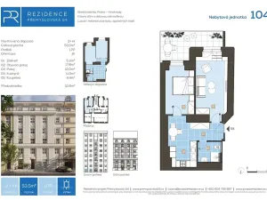 Prodej apartmánu, Praha - Vinohrady, Přemyslovská, 54 m2