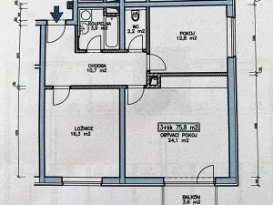 Pronájem bytu 3+kk, Hostivice, Ječná, 70 m2