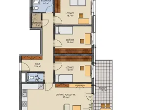 Prodej bytu 4+kk, Praha, Prosecká, 103 m2
