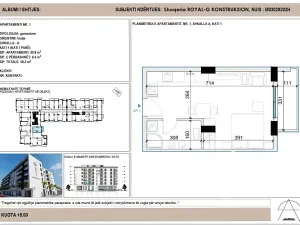 Prodej bytu 1+kk, Drač, Albánie, 40 m2