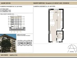 Prodej bytu 1+kk, Golem, Albánie, 33 m2