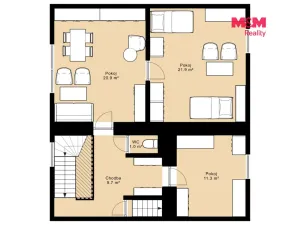 Prodej rodinného domu, Bechyně, Dlouhá, 110 m2