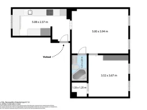 Prodej bytu 2+1, Novosedlice, Míru, 58 m2