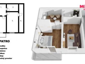 Prodej bytu 3+1, Náchod, Vodárenská, 79 m2