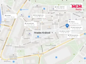Pronájem bytu 2+1, Hradec Králové, Velké náměstí, 45 m2
