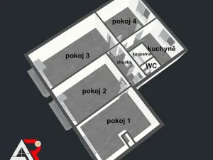 Prodej bytu 4+1, Nížkovice, 88 m2