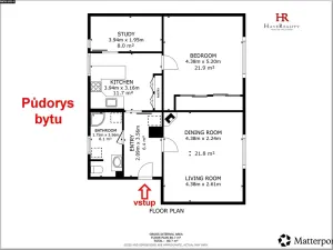 Prodej bytu 3+1, Čerčany, Komenského, 80 m2