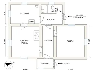 Prodej rodinného domu, Rychvald, Lesnická, 63 m2